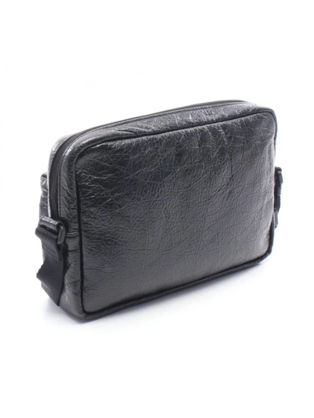 Balenciaga Shoulder Bag Explorer Black White Leather